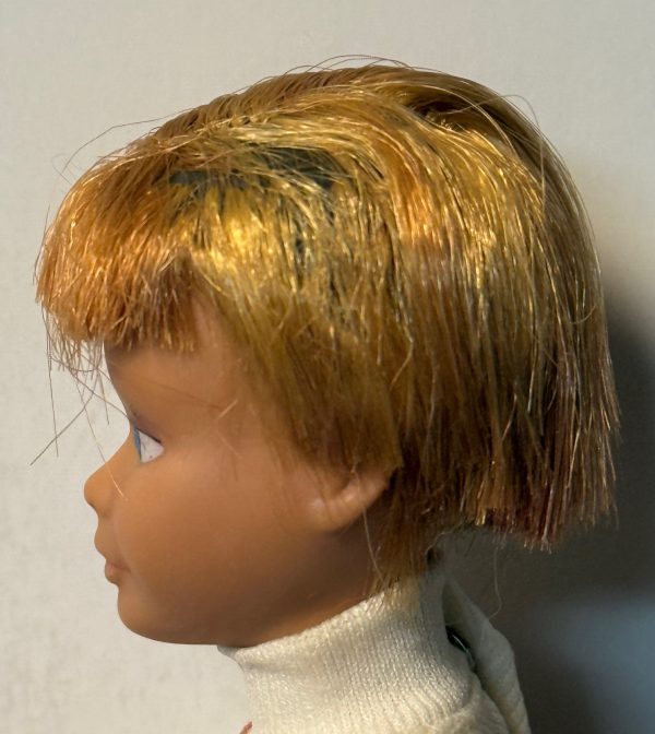 Vintage #950 SL Skipper Titian Doll Dressed in #1908 Skating Fun (Cut Hair) - Image 6