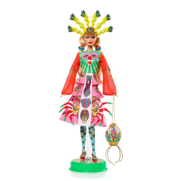 Barbie x Keiichi Tanaami Mashup with Barbie/UNO/Magic 8-Ball) NRFB - Image 6