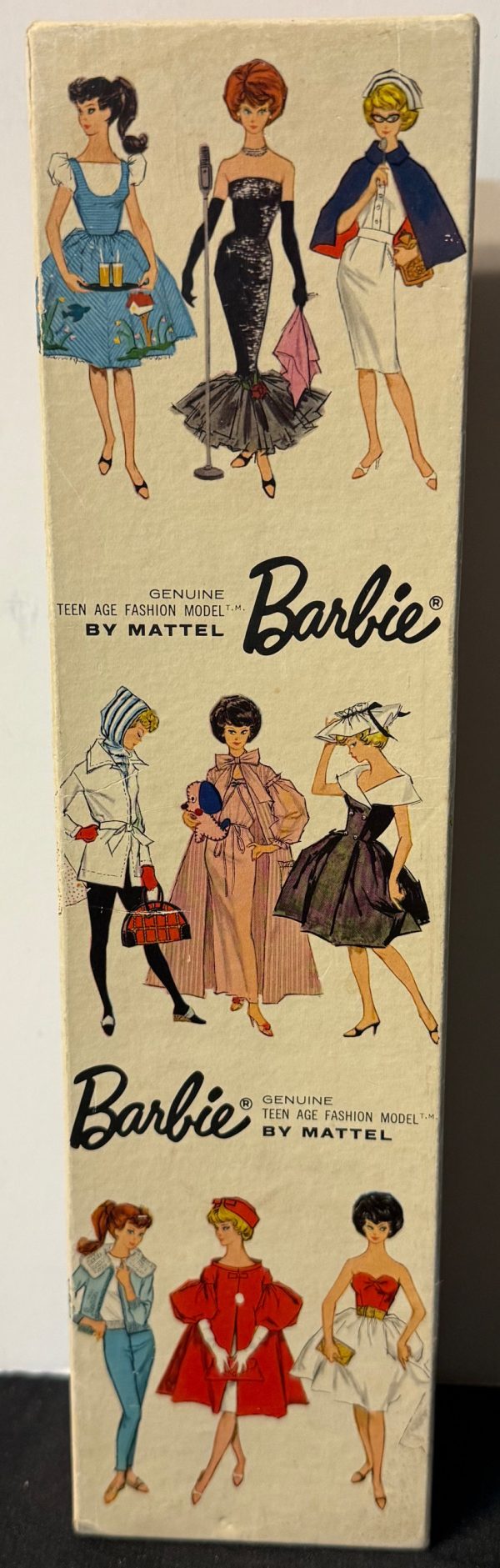 #850 Vintage Bubble Cut Platinum Barbie MIB - Image 5