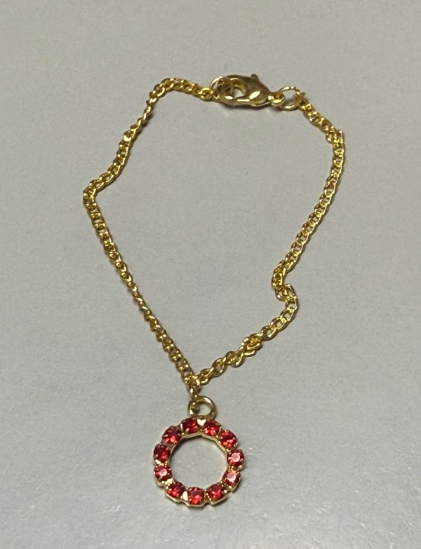 ElfDoll Ruby and Gold Chain Necklace (SD Size)