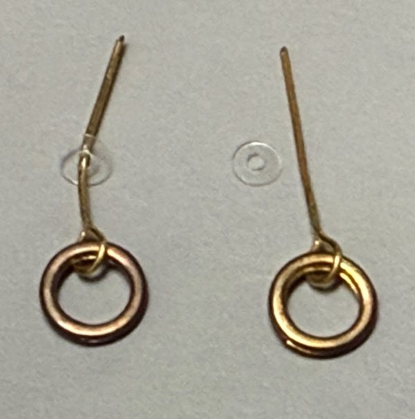 Vintage Barbie Hoop Earrings - Image 2