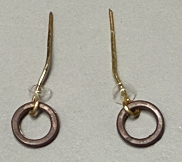 Vintage Barbie Hoop Earrings - Image 2