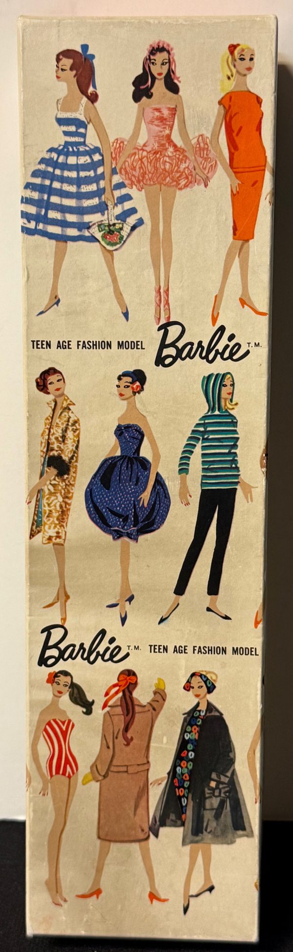 #850 Vintage #1 Ponytail Barbie Brunette Mint in Box - Image 13