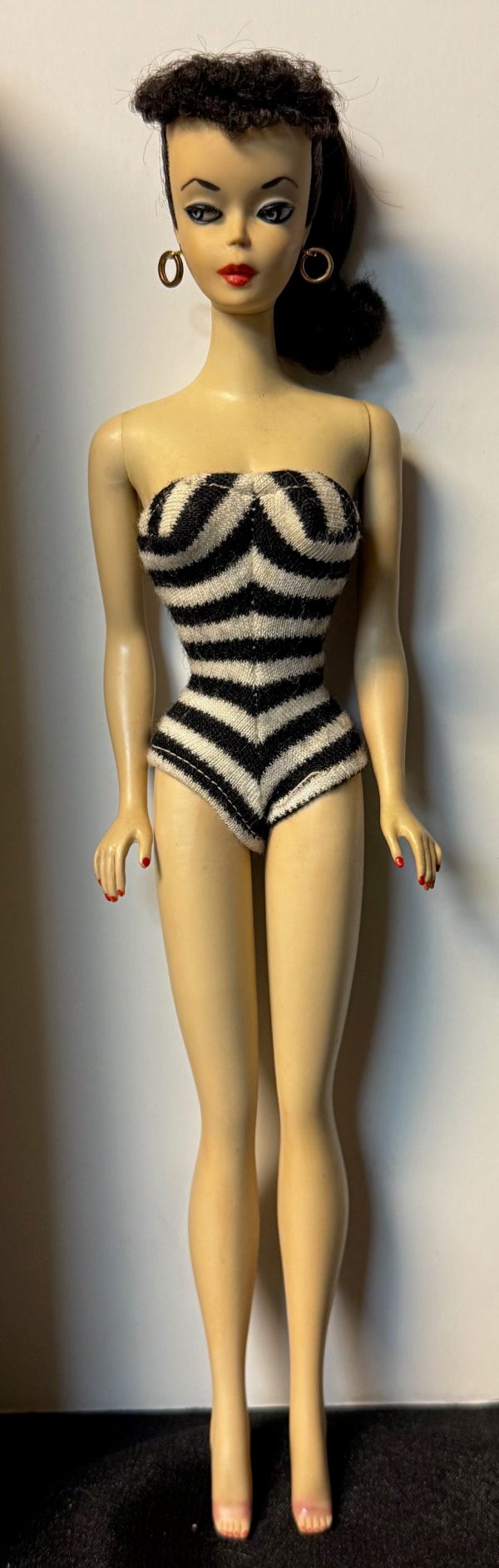 #850 Vintage #1 Ponytail Barbie Brunette Mint in Box - Image 2