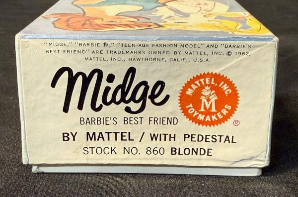 #860 Vintage Midge Blonde Mint in Box - Image 6