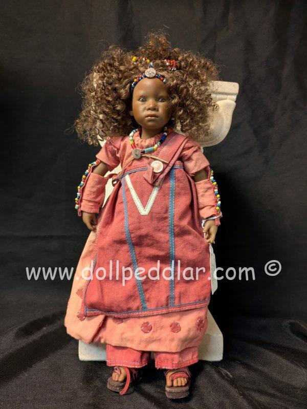 Annette Himstedt 2005 Club Doll Mini Kleine Ntathi 13" - Image 2