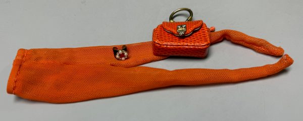 Integrity Orange Panty Hose, Purse and Cuff Bracelet