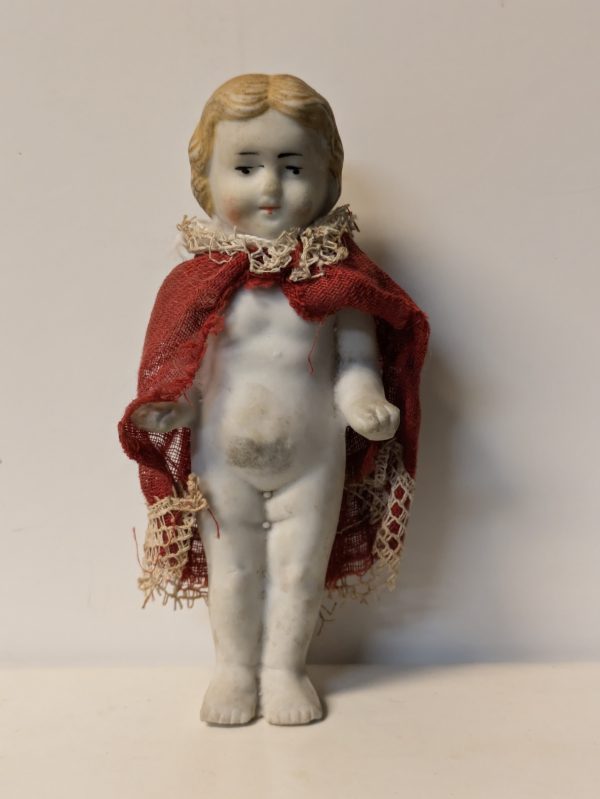 Vintage King Porcelain Bisque Doll 3.5"