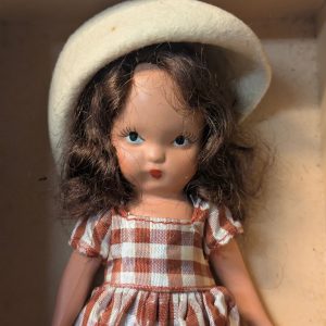 #112 A Dillar-A Dollar A Ten O’Clock Scholar Vintage Nancy Anne Storybook Doll