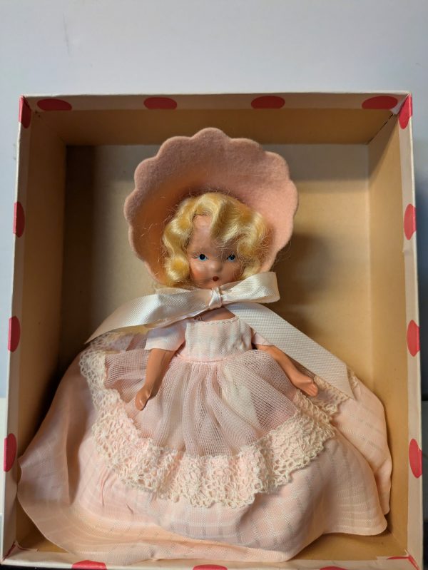#163 Little Miss Donnet, She Wore a Big Bonnet Vintage Nancy Anne Storybook Doll