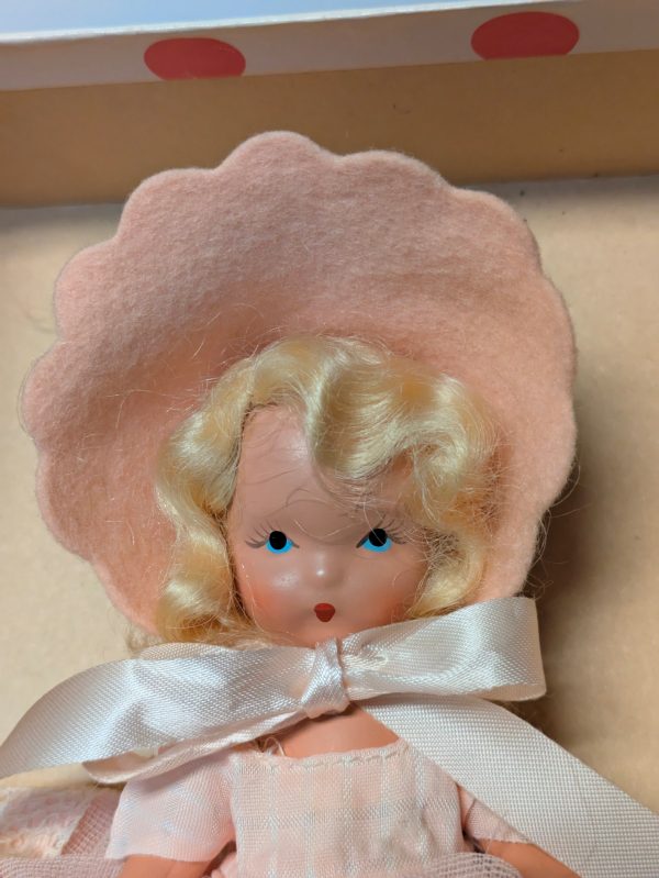 #163 Little Miss Donnet, She Wore a Big Bonnet Vintage Nancy Anne Storybook Doll - Image 2