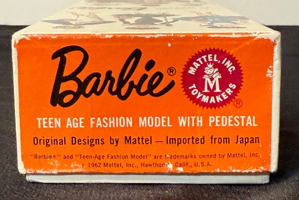 #850 Vintage #3 Ponytail Barbie Brunette in Box - Image 10