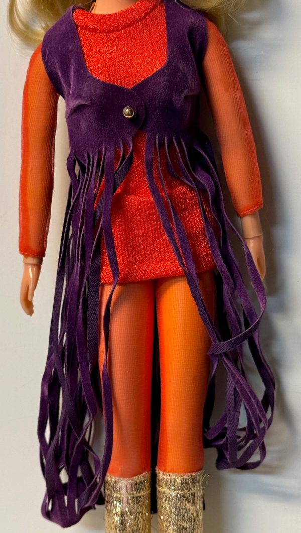 #1156 Vintage Live Action PJ Doll Dressed - Image 3