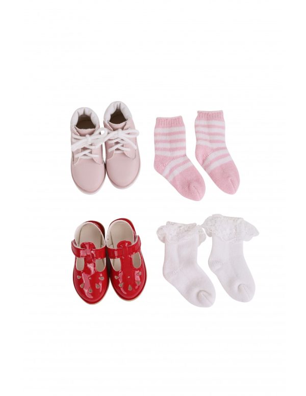 Ruby Red Fashion Friends Precious Pair Shoe Set Fits 11"