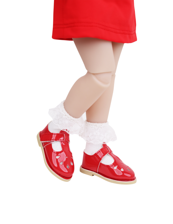 Ruby Red Fashion Friends Precious Pair Shoe Set Fits 11" - Image 6