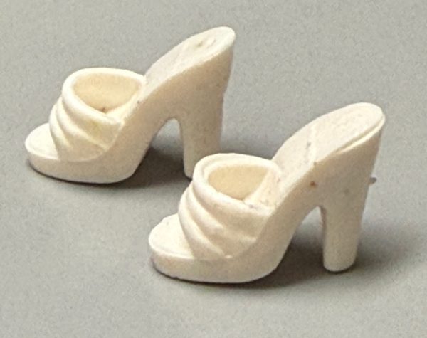 Barbie Platform Open Toe Heels (White) "Philippines"