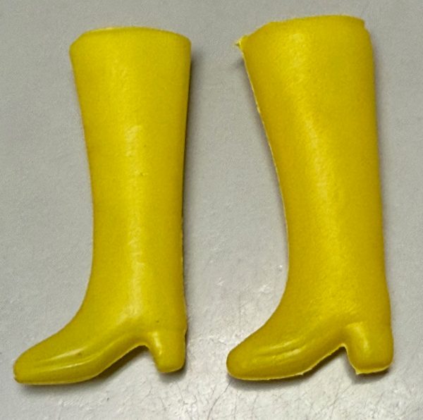 Yellow Knee-Hi Boots (Barbie Size) - Image 2
