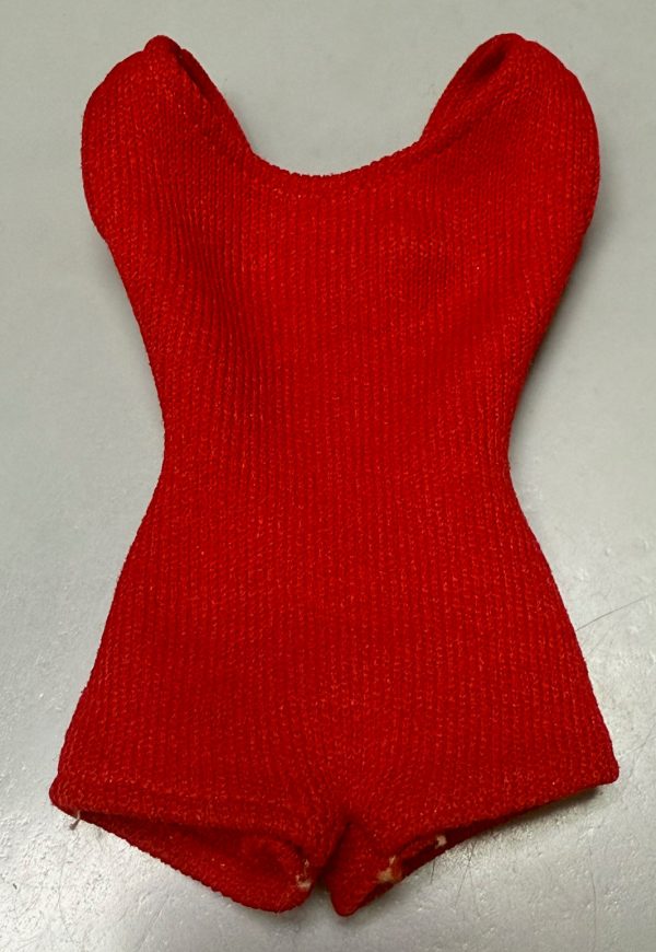 Ideal Vintage Tammy Red Swimsuit Tagged MINT