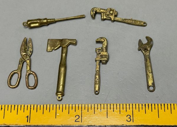 Miniature Tools (Six) 1/12 Scale