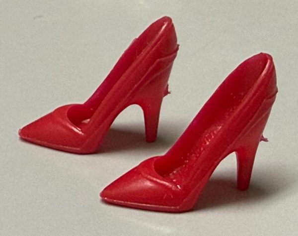 Barbie Spike Pumps (Red)