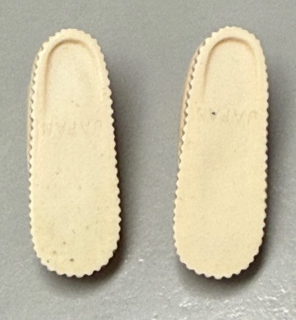 White Squishy Tennis "Japan" Shoes (Fits Barbie/Integrity/JHD) - Image 3