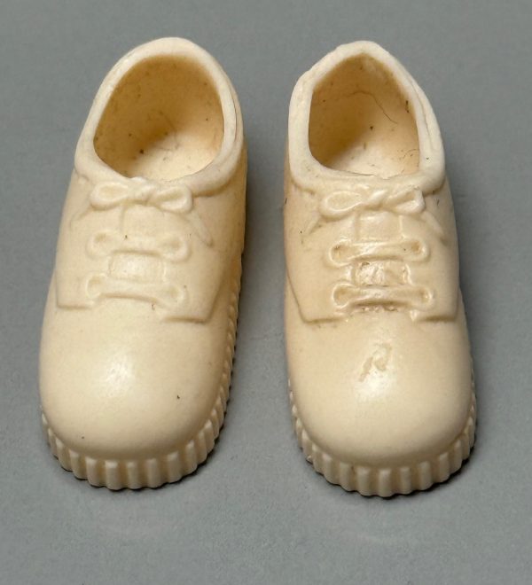 White Squishy Tennis "Japan" Shoes (Fits Barbie/Integrity/JHD) - Image 2
