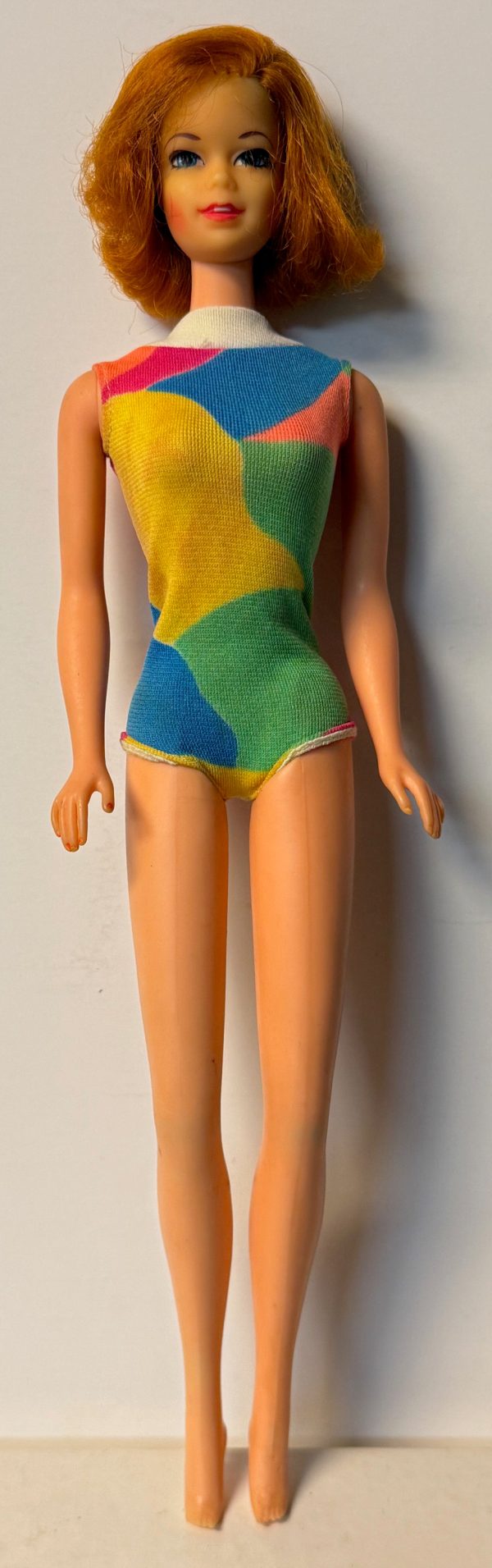 #1165 Vintage TNT Stacey Doll Titian Hair in Original Swimsuit