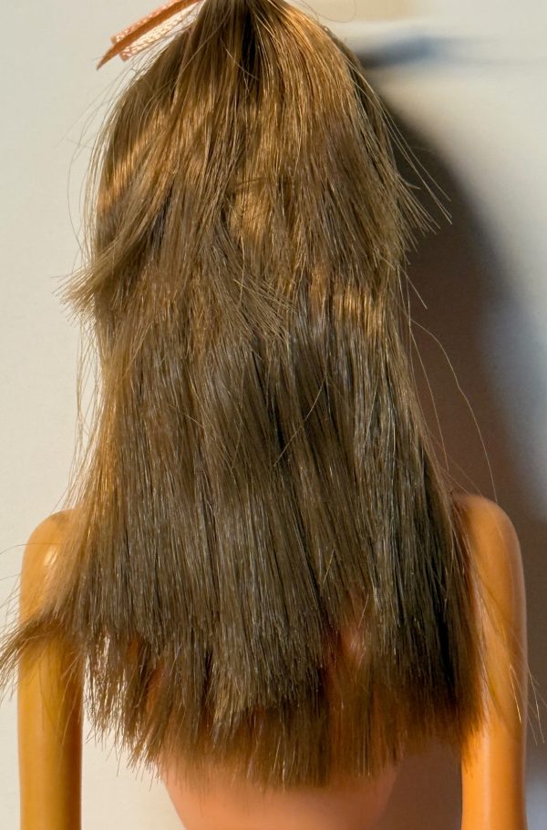 #1160 Vintage Twist 'n Turn (TNT) Barbie Medium Brown Hair NUDE - Image 4