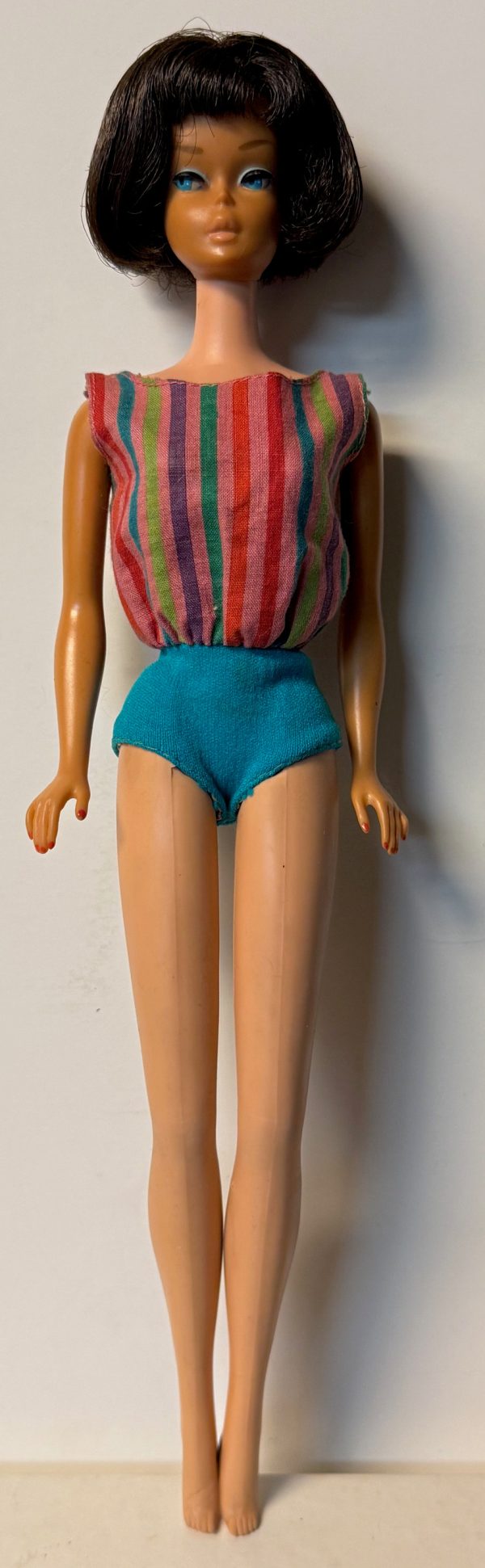#1070 Vintage American Girl Barbie Brunette in Original Swimsuit