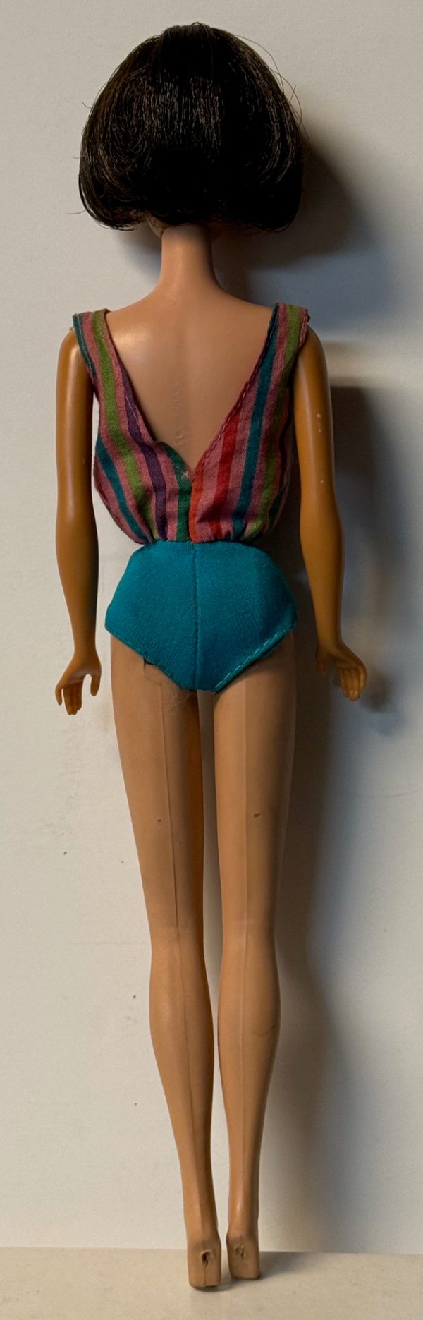 #1070 Vintage American Girl Barbie Brunette in Original Swimsuit - Image 3