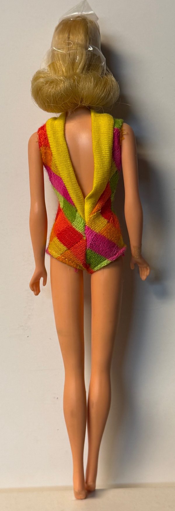 #1160 Vintage Twist 'n Turn (TNT) Barbie with Marlow Flip Blonde in Original Swimsuit MINT - Image 4