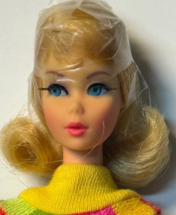 #1160 Vintage Twist 'n Turn (TNT) Barbie with Marlow Flip Blonde in Original Swimsuit MINT - Image 2