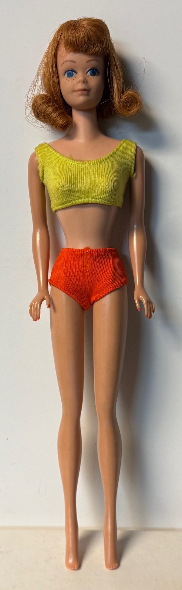 #860 Vintage Midge Doll Titian/Redhead in Original Swimsuit