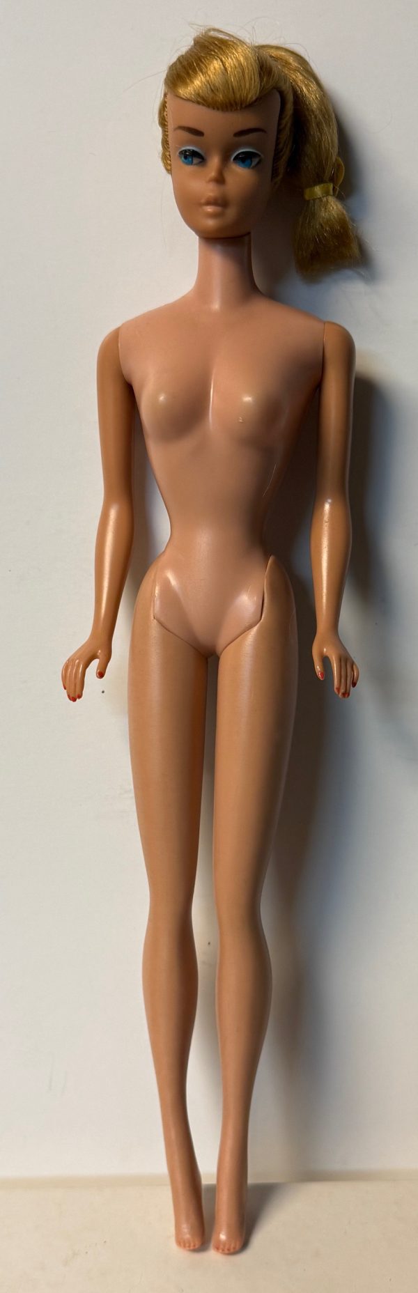 #850 Vintage Blonde Swirl Ponytail Barbie Nude