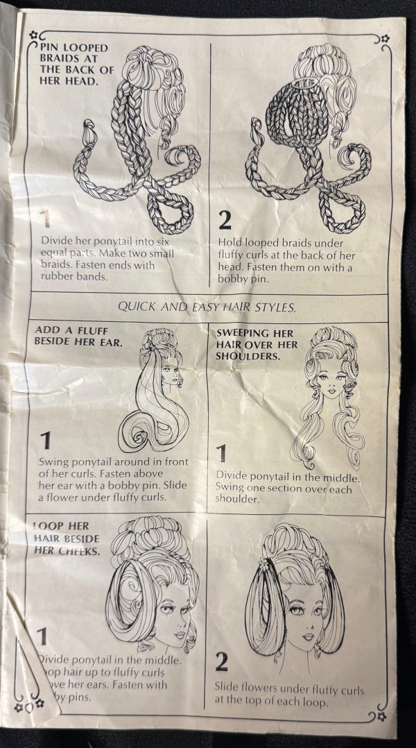#1144 Vintage Growin' Pretty Hair Barbie w/Booklet - Image 7
