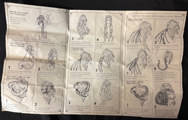 #1144 Vintage Growin' Pretty Hair Barbie w/Booklet - Image 6