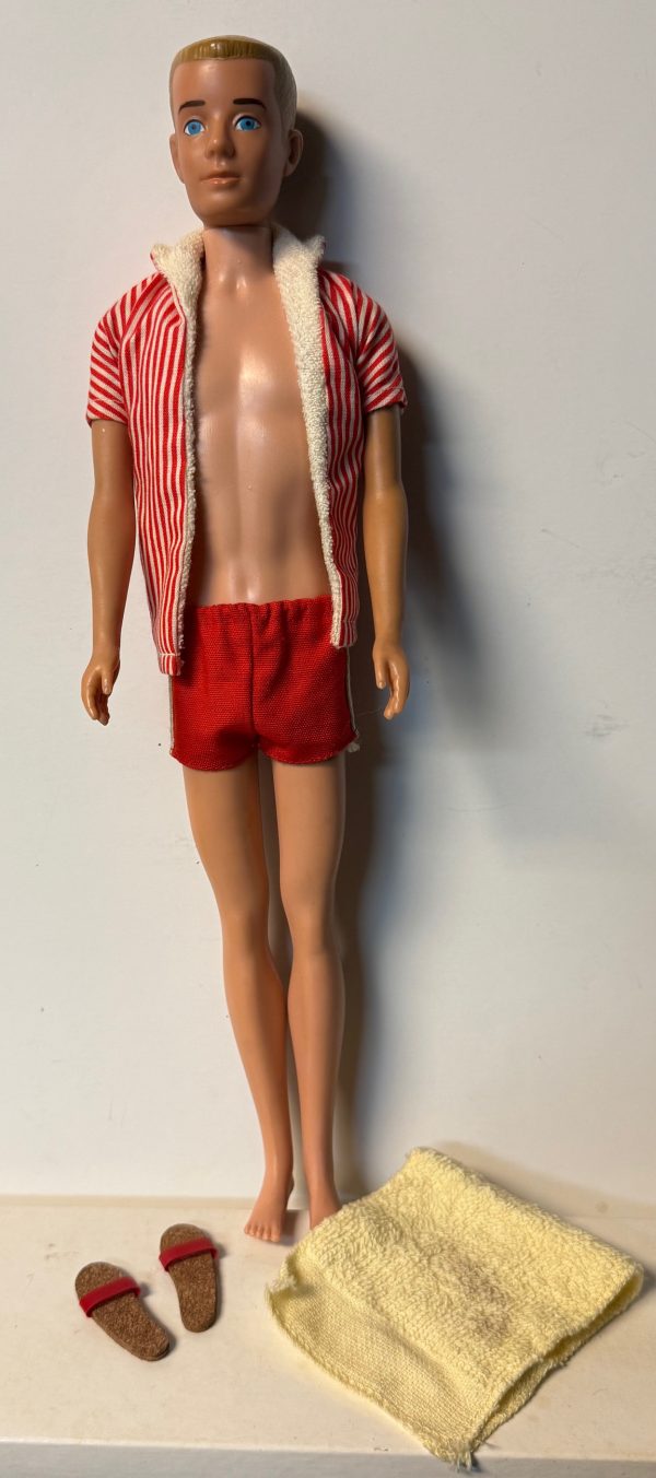 #750 Vintage Ken w/Blonde Molded Hair in Original Swimsuit