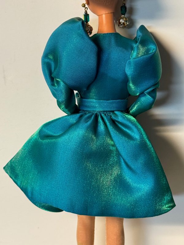 Teal Shimmer Barbie by Artist Ivan Burton OOAK - Image 5