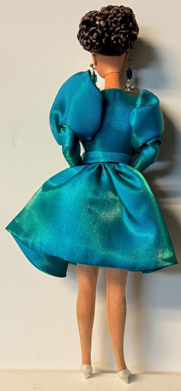 Teal Shimmer Barbie by Artist Ivan Burton OOAK - Image 4