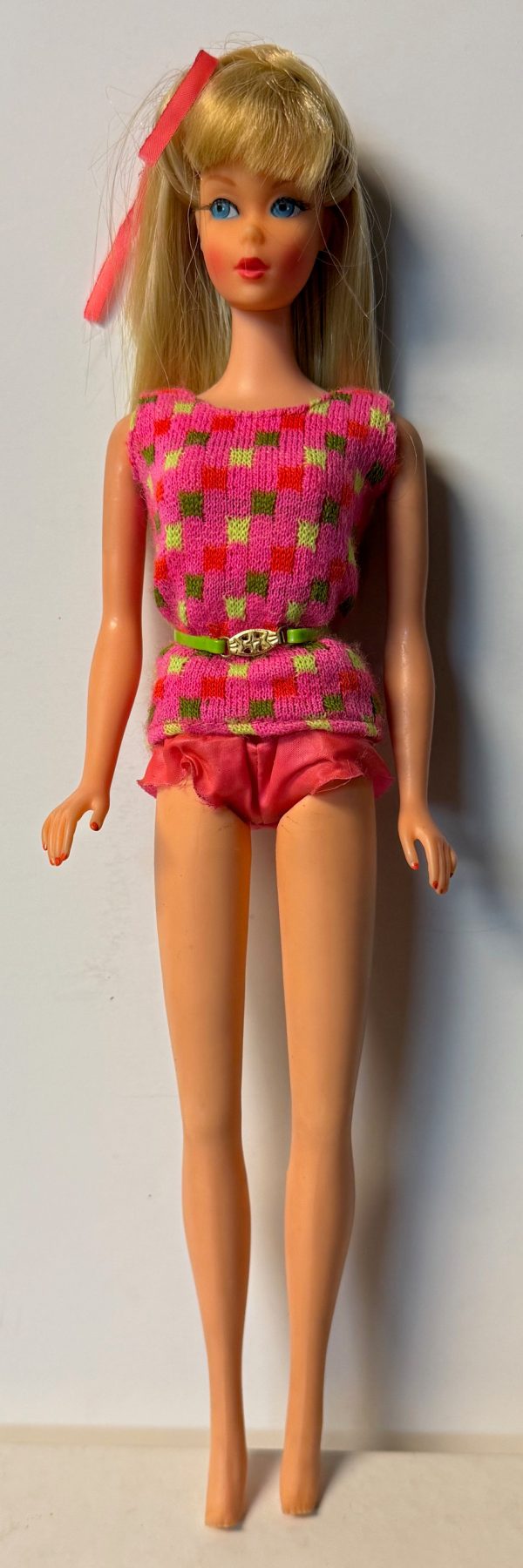 #1160 Vintage Twist 'n Turn (TNT) Barbie Blonde in Original Swimsuit
