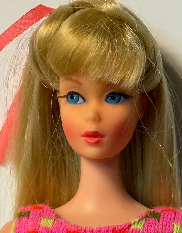 #1160 Vintage Twist 'n Turn (TNT) Barbie Blonde in Original Swimsuit - Image 2