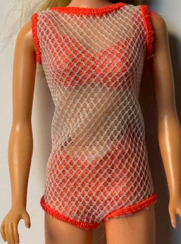 #1160 Vintage Twist 'n Turn (TNT) Barbie Blonde in Original Swimsuit - Image 3