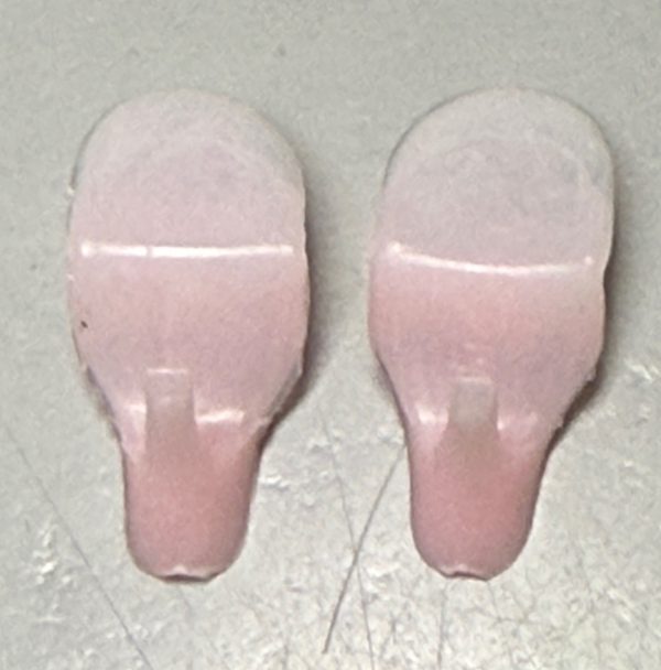 Vintage Barbie Open Toe "Japan" Heels (Light Pink) - Image 2