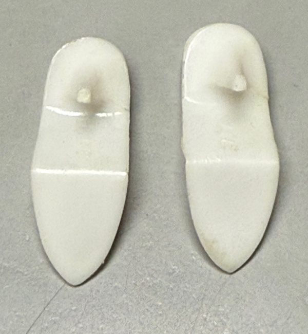 Vintage Barbie Closed Toe "Japan" Heels (White) - Image 3