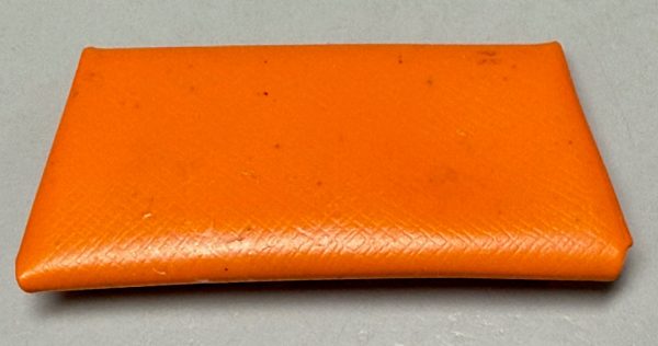 Vintage Barbie Mod Clutch Purse (Orange/Missing Bead) - Image 2