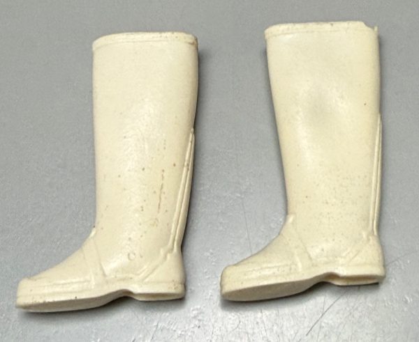 Vintage Barbie Squishy Rain Boots (White) - Image 2