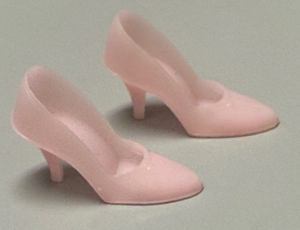 Vintage Barbie Closed Toe "Japan" Heels (Pink)
