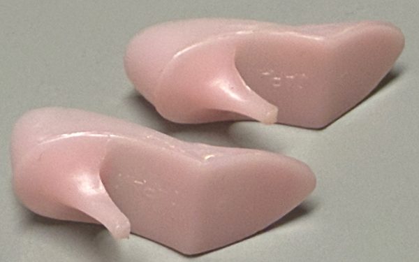 Vintage Barbie Closed Toe "Japan" Heels (Pink) - Image 3