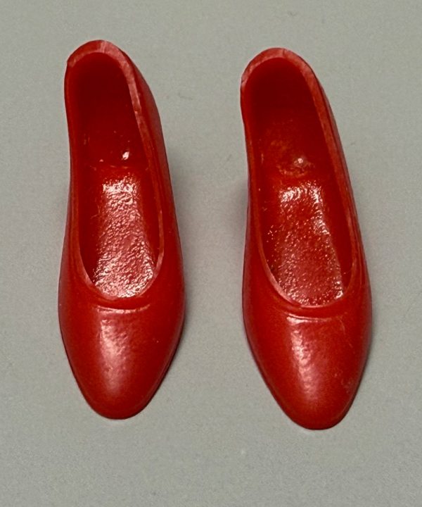 Vintage Francie Soft Low Heel "Japan" Shoes (Red) - Image 2