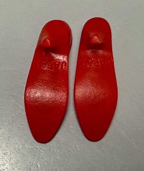 Vintage Francie Soft Low Heel "Japan" Shoes (Red) - Image 3
